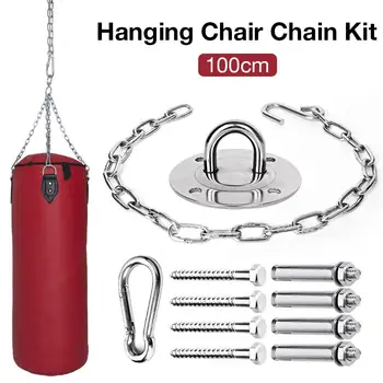 

Suspension Hammock Carabiners Ceiling Hooks Bracket Trapeze Swing Kit Hangers Porch Swing Hooks Hanging Chair Accessories Fixed