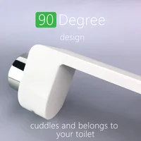 Small Bidet Toilet Seat Attachment Dual Nozzle Butt Cleaner Sprayer  Shattaf Japanese Non Electric Toilette Cover 2