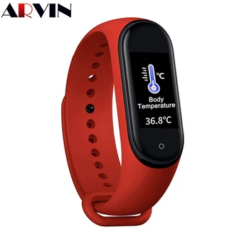 

Arvin 2020 New Body Temperature Measurement Smart Watch MT10 Bracelet Sleep Monitor Smart Watch Trackers Women Men Smartwatch