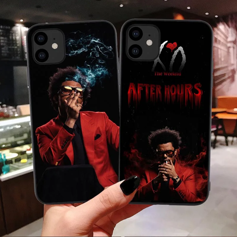 

The Weeknd After Hours Hip Hop Music Soft silicone Phone Case For iPhones 11 Pro Max 6s 7 8 Plus X XR Xs Max SE 2020 Black Cover