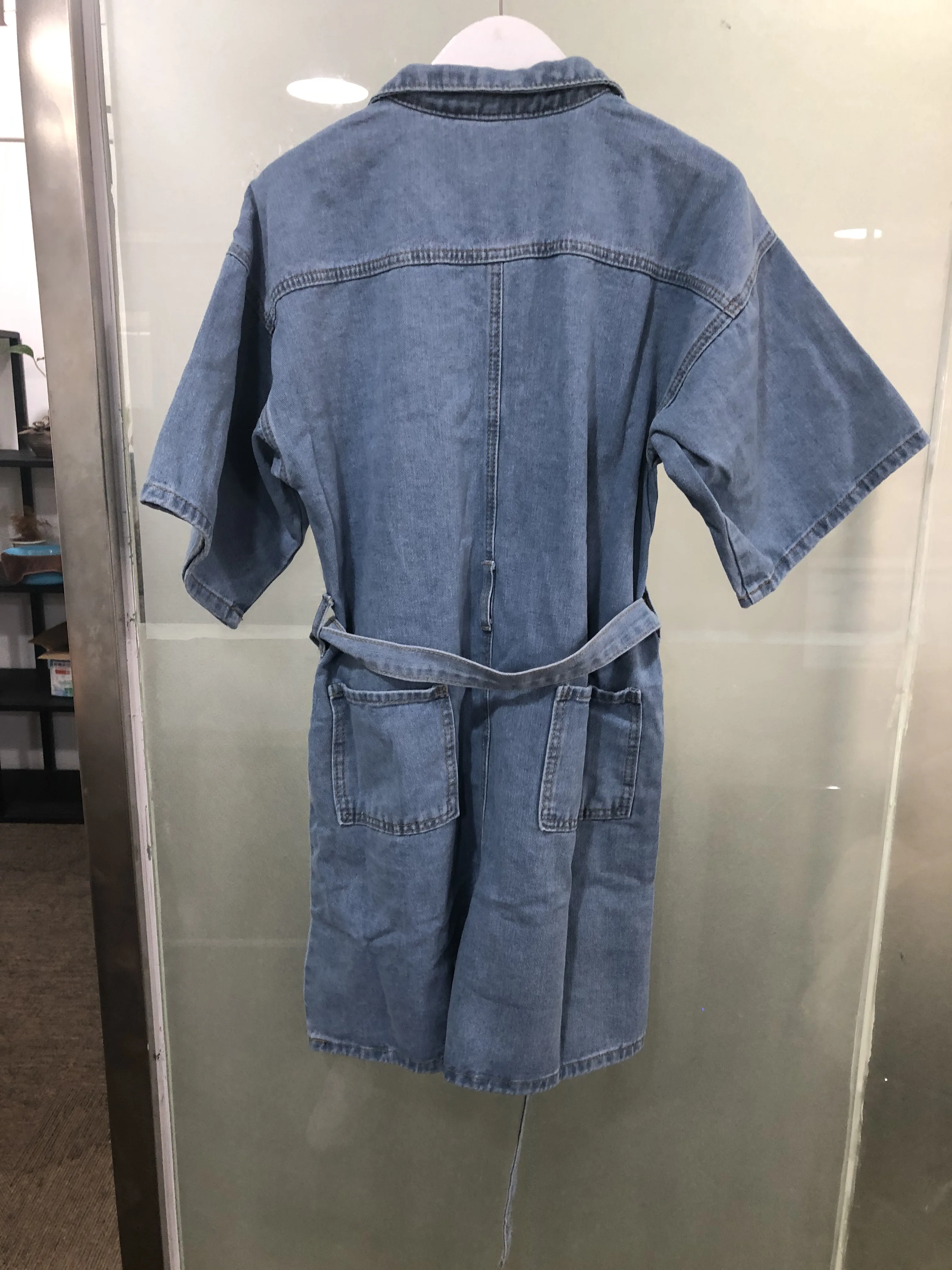 Women Casual Summer Denim Romper High Waist Jeans Overall BF Wide Leg Jumpers Lapel Pocket Shorts Jumpsuit Playsuit Jumpsuits Women Casual Summer Denim Romper High Waist Jeans Overall BF Wide Leg Jumpers Lapel Pocket Shorts Jumpsuit Playsuit Jumpsuits