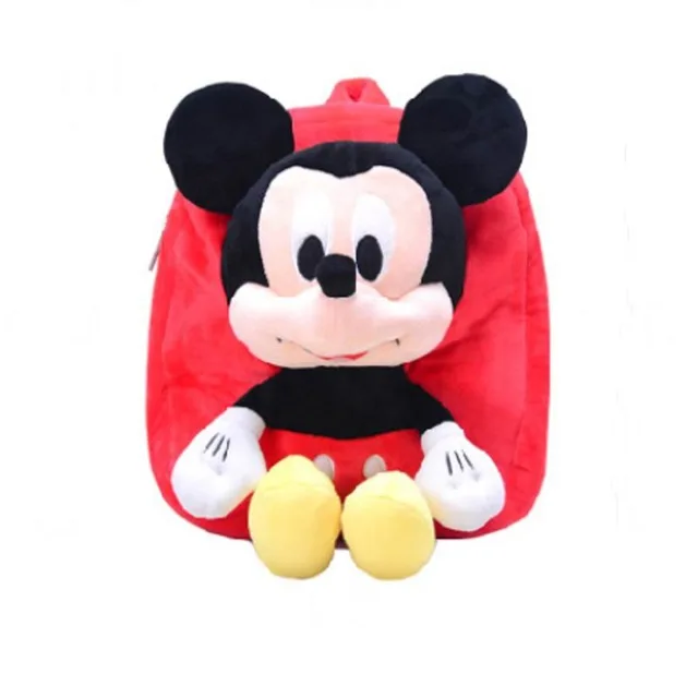 Disney подлинный рюкзак снеговик Олаф мультфильм плюшевые игрушки кукла Детский сад Школьный рюкзак рождественские подарки игрушки для детей - Цвет: Mickey 01 30cm
