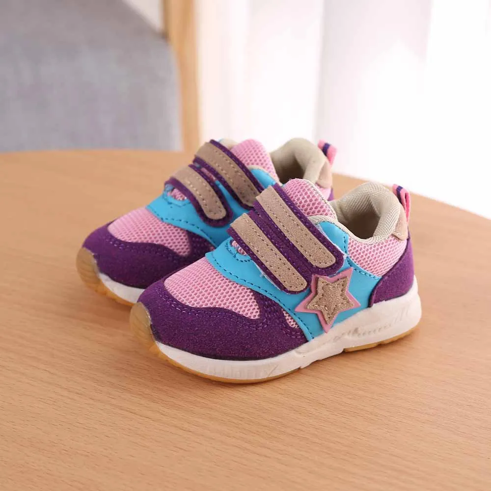 SKOEX Babys/Обувь для мальчиков; модные кроссовки для детей; сетчатая дышащая мягкая спортивная обувь для бега для детей; Повседневная прогулочная обувь