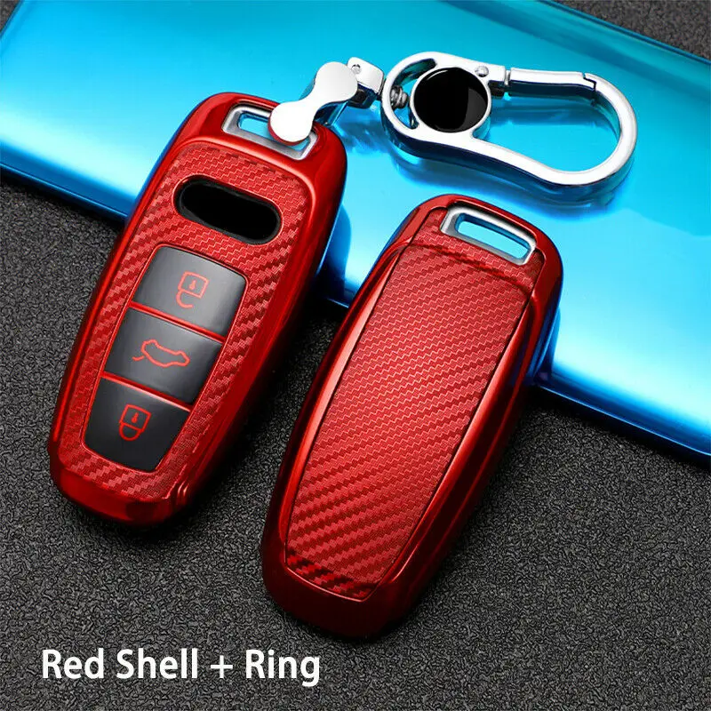 Cover chiave telecomando per Audi A6 A7 A8 Q8 e-tron C8 D5 A8L A6L 2018 2019 - Hddfa379ed7ab4f55853eff507c5c3b0a8