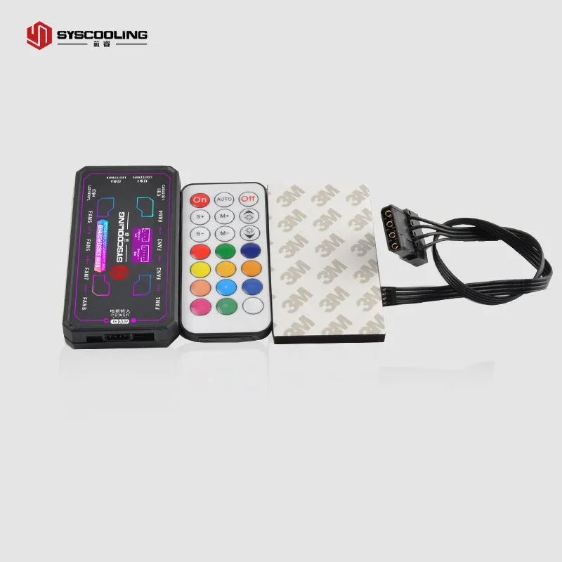 

Syscooling water cooling RGB controller liquid cooling system RGB light controller