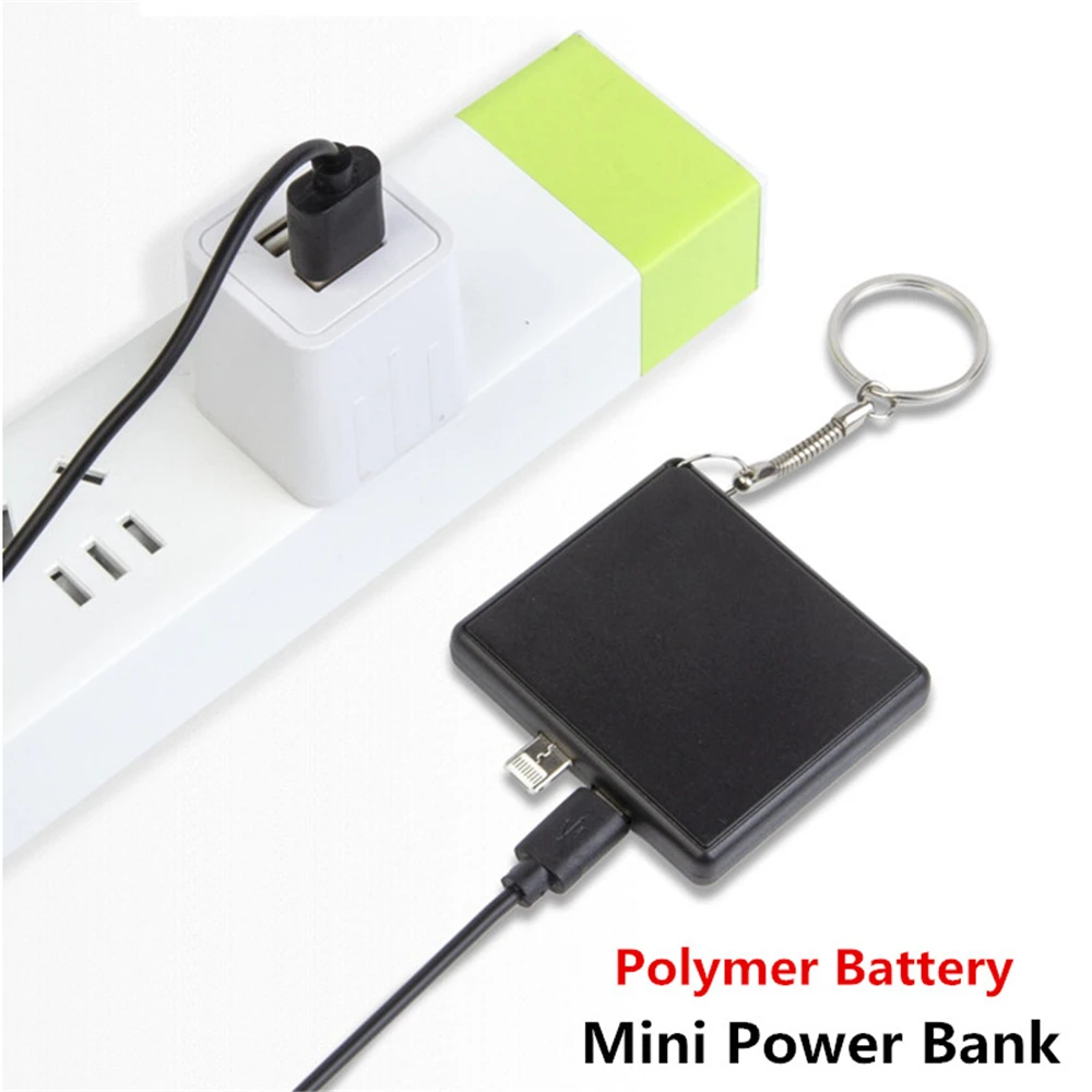 Портативное портативное мини зарядное устройство 2000 мАч внешний аккумулятор для