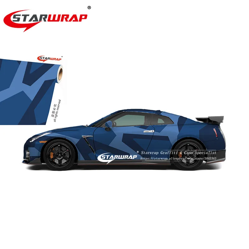 Star wrap камуфляжная воздушная сливная виниловая наклейка покрытие на автомобиль капот лодка покрытие для ноутбука