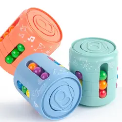 Cube anti Stress à main, petit haricot magique, fossette Simple, anti Stress, jouets pour enfants adultes, cadeau 
