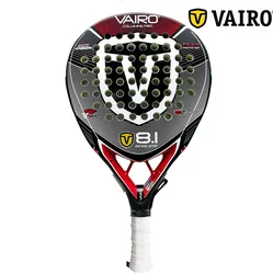 New Carbon Fiber Palas Racket de Pádel Tripack Vairo Columns Pro 8.1 Padel Racket Paddle Beach Racket Palas De Padel Alta Gama