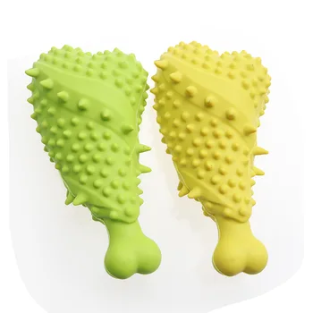 

Pet Cat Dog Toy Molar Teddy Small and Medium-sized Dogs Chicken Legs Rubber Resistance Bites Dog Toy