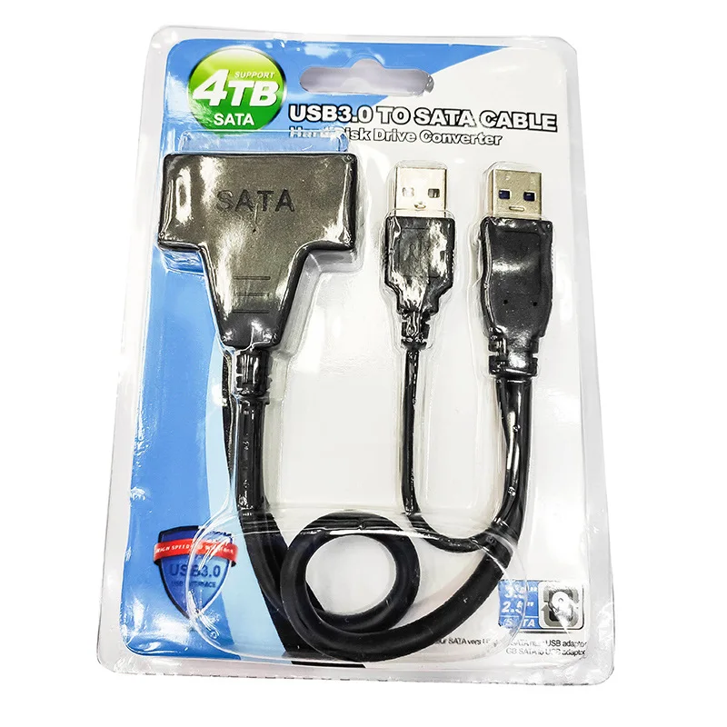 

Suitable for USB 3.0 to Sata Easy to Drive Strip Line Power Supply Serial Port Hard Drive 2.5/3.5-Inch Connection Cable