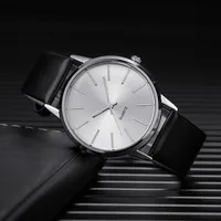 2025 Men Watches Top Brand Luxury Brown Leather Band Quartz Wristwatch Men's Casual Simple Watch Wrist Male Clock Reloj Hombre 3