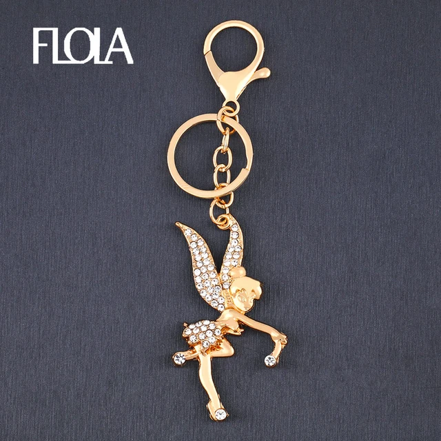 Rhinestone Key Ring Holder Pendant Keyring  Angel Wings Crystal Key Chain  - Cute - Aliexpress