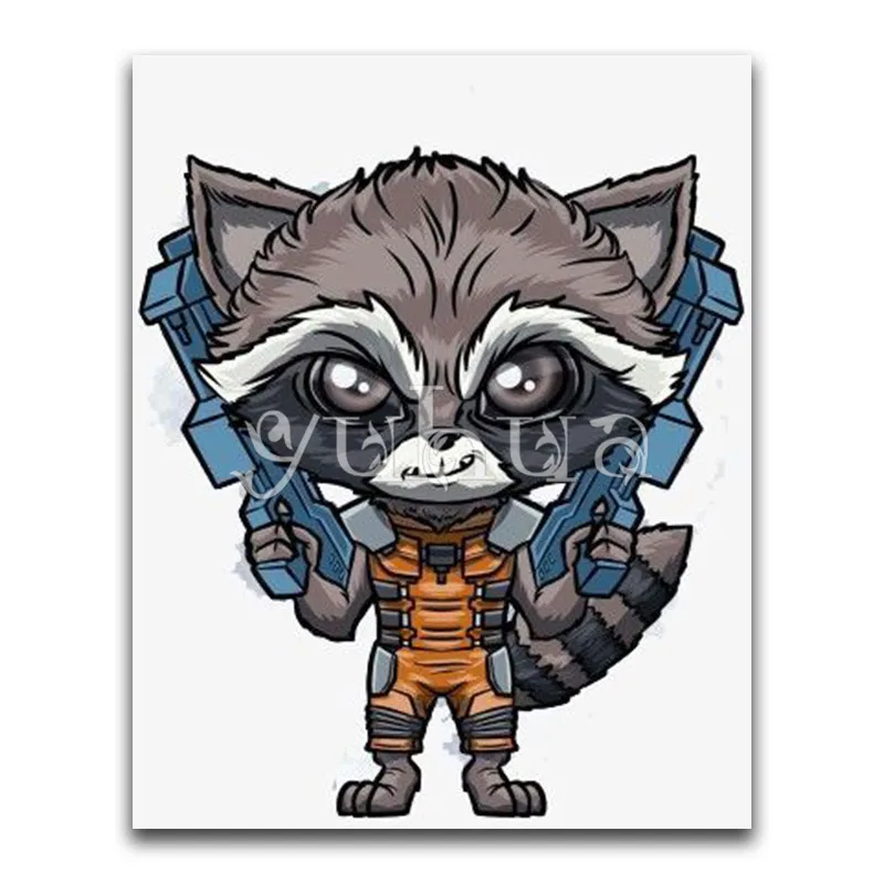 5D алмазная живопись мультфильм Marvel DC super hero Goku полная квадратная Алмазная вышивка крестиком полная круглая Алмазная мозаика распродажа - Цвет: 4