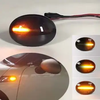 

2pcs For BMW MINI Cooper R55 R56 R57 R58 R59 CL-R56-LSM-SM Led Dynamic Side Marker Turn Signal Light Sequential Blinker Light