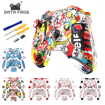 

Full Repair Shell For Xbox One Slim Case With Buttons Mod Kit Matte Controller Custom Blood Splatter Cover Housing For Xbox One