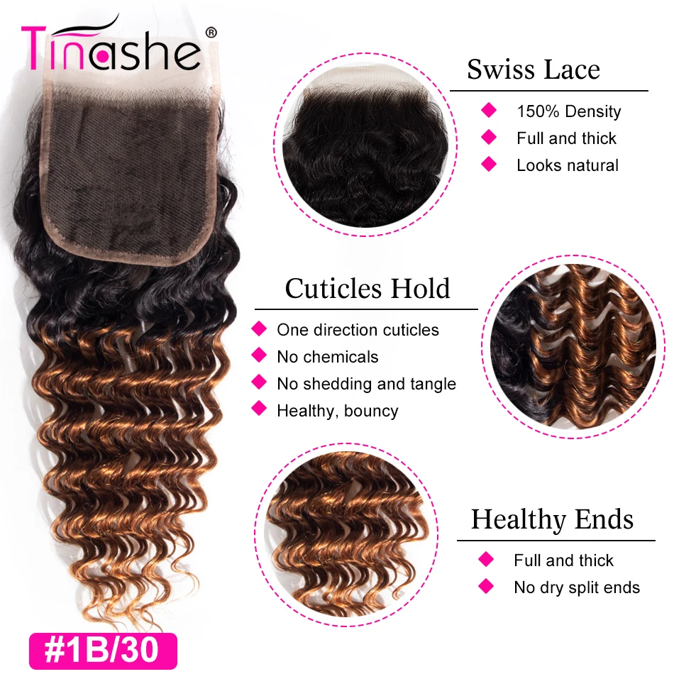 Волосы Tinashe с глубокой волной 1B 27 30 красные бордовые медовые светлые Омбре