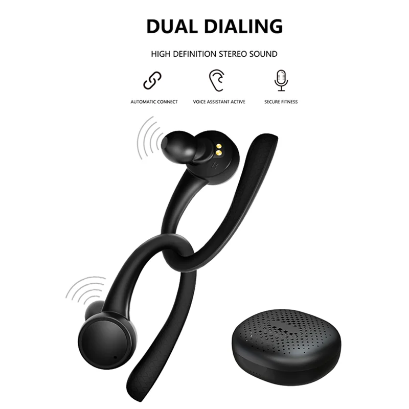 T7 Pro TWS 5,0 беспроводные Bluetooth наушники Hi-Fi стерео беспроводные наушники Спортивная гарнитура с зарядным устройством для всех телефонов