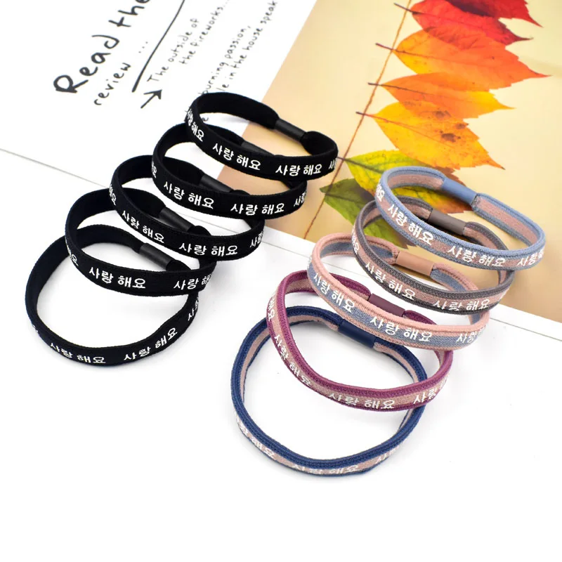 

High Elastic Hair Bands Stylish Korean Minimalist Rubber Band Hair Rope Ring Scrunchie Bands for Hair Women Hair Accessories