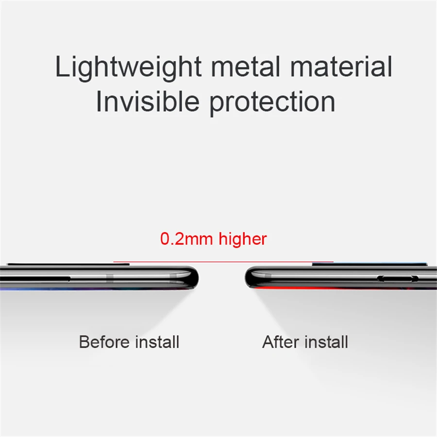 Для OnePlus 7 Pro металлическое заднее защитное кольцо для объектива+ Закаленное стекло пленка для объектива камеры для 1+ 7 защитная пленка для экрана