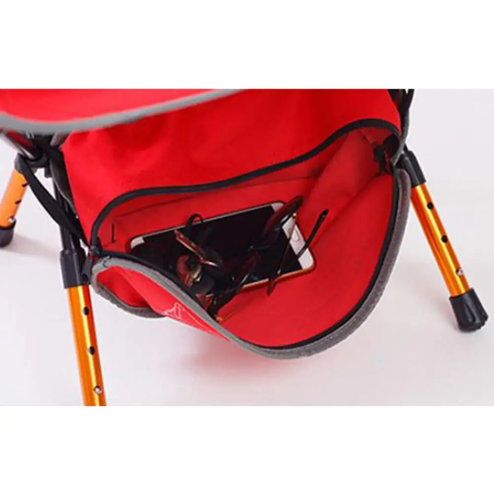 MeterMall Outdoor Foldable Chair Portable Aluminum Alloy Fishing Chair for Camping Beach