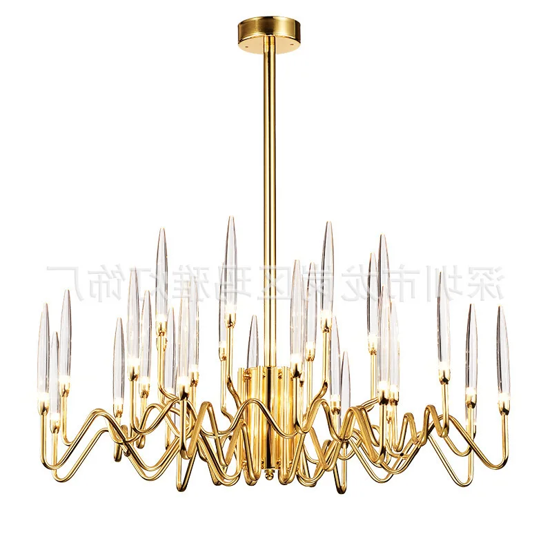 

Post-modern Nordic Herringbone Contemporary Pendant Light Living Room Dining Room Dimmable G9 Bulb Hanging Lamps Led luminaria