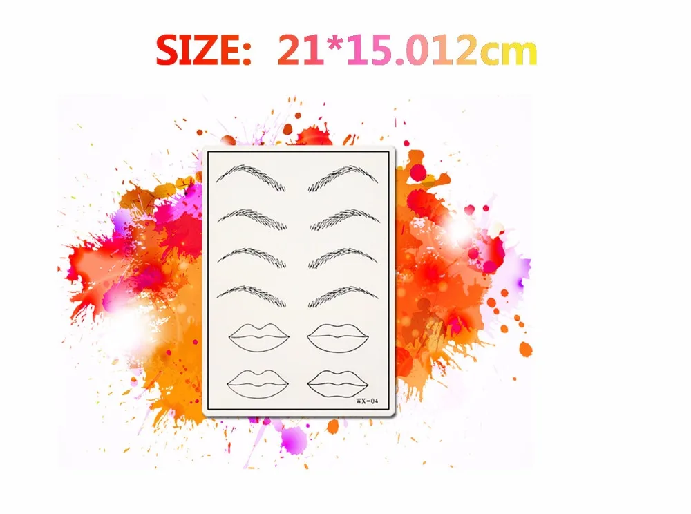 Силиконовая кожа для практики татуировки нового обучающегося перманентного