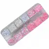 Sequins Holographic Holo Love Star Pink White Nail Body Art Glitter Box Sequin Nails Paillette Flakes Decoration Manicure Tools ► Photo 1/6