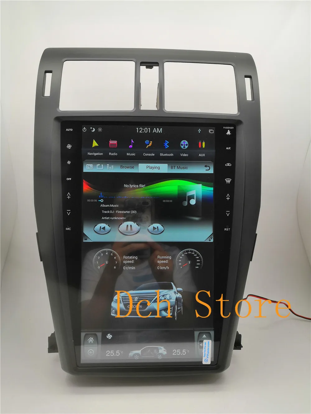 13 6 ''вертикальный автомобильный DVD плеер в стиле tesla Android 9 0 GPS навигация для Toyota