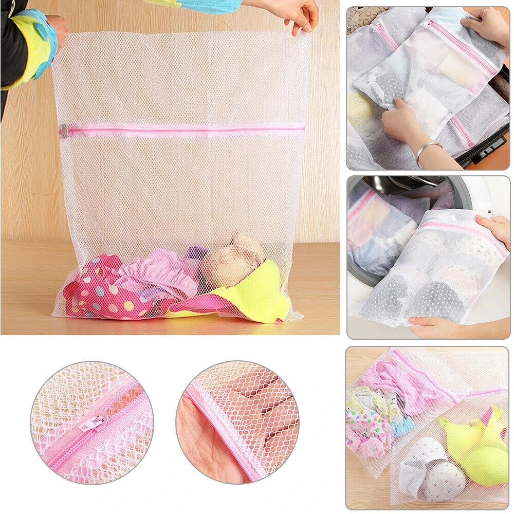 Sac à Linge En Maille Petit Lulu - 3 Tailles (S/M/L) - Pour Couches Lavables Et Textiles Délicats En Machine