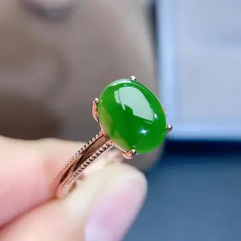 

Jade ring Natural And Real Jade Ring Wedding Engagement Rings for Women 925 sterling silver Jade Ring