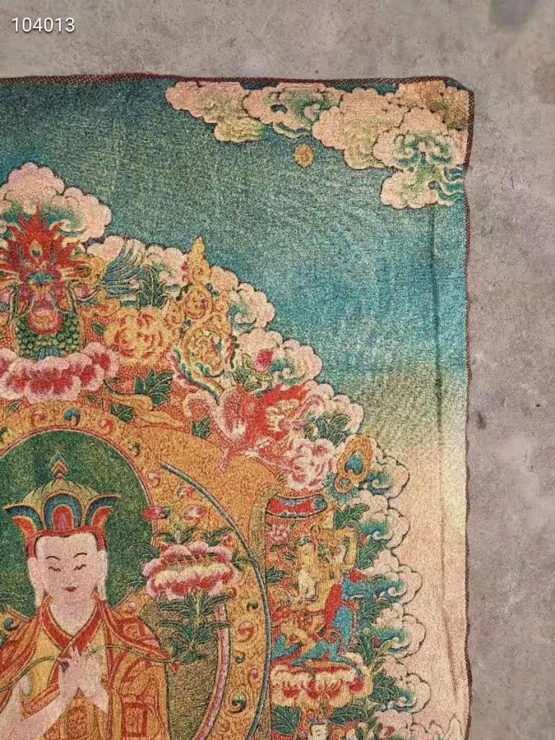 Изысканная китайская тибетская коллекция вышивки «Liang Mei xi rao jian zan» Master Thangka