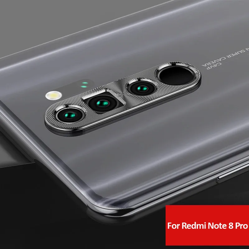 Для Redmi Note 7 Защита объектива камеры кольцо покрытие алюминий для Xiaomi Redmi Note 8 Pro Note 8T крышка для камеры защита кольца