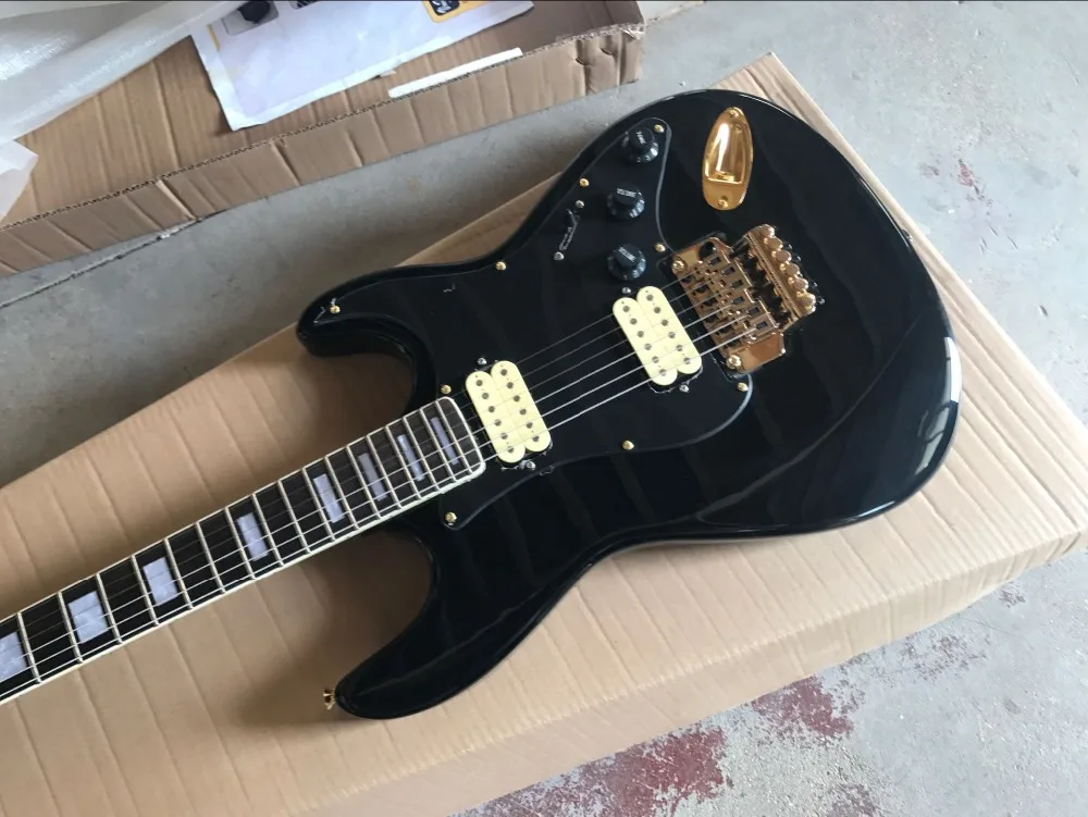 Custom shop ST electric guitar,handwork  6 Strings black color  guitarra,stratocastre gitaar.299