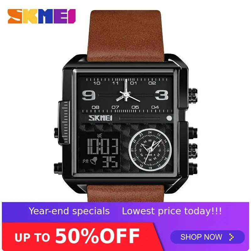 Часы наручные SKMEI Мужские кварцевые аналоговые спортивные роскошные брендовые