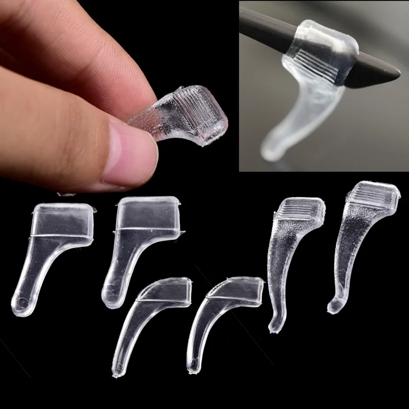 Wholesale Soft Eyewear Transparent Anti Glasses Slip Silicone Ear Hook