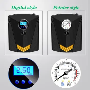 

Portable Car Air Compressor DC 12V Digital Tire Inflator Air Pump 150 PSI Auto Air Pump for Car Motorcycle LED Light Tire Pump