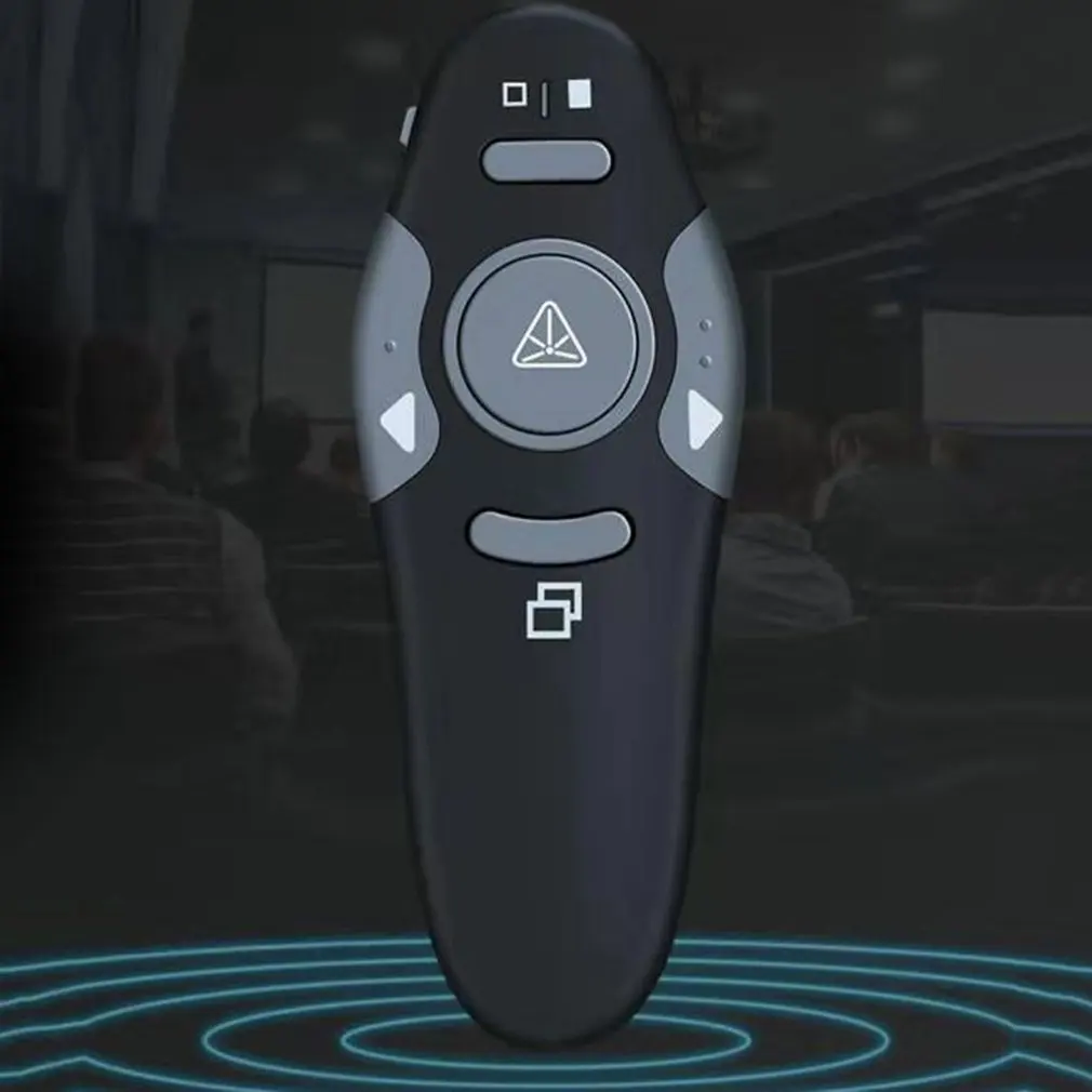 USB беспроводной Презентер Powerpoint Clicker Презентация пульт дистанционного управления ручка PPT с Красный светильник пульт дистанционного управления ПК мыши