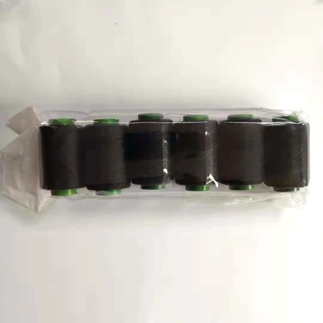 Sewing Thread Pagoda Line Black And White with Pattern 300 M/Roll Wig Sew Sewing