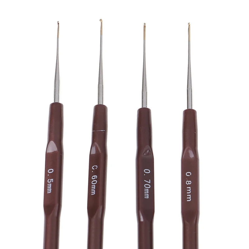 4Pcs/Lot Quality Long Needle Wigs Making Lace Hook Dreadlock Accessories 6.1inch Hook Needle Crochet Needles For Hairbest