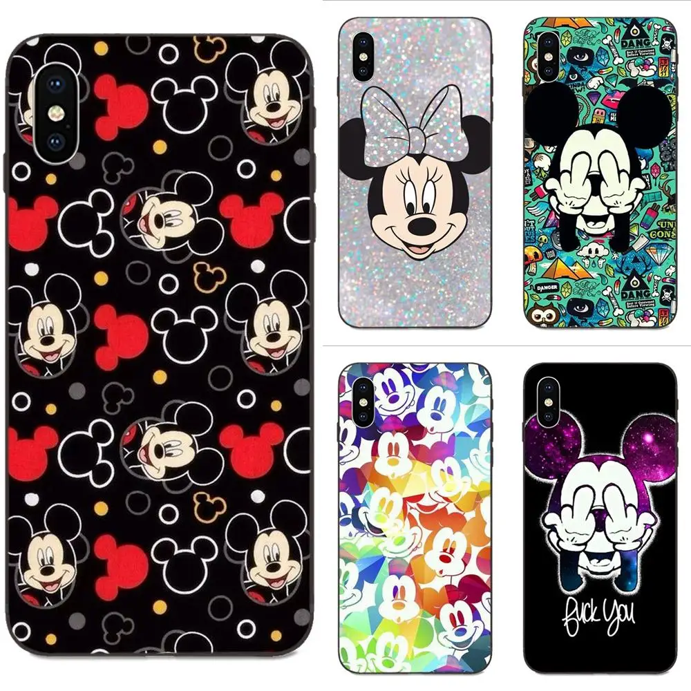 

For Huawei Honor 5A 6A 6C 7A 7C 7X 8 8A 8C 8X 9 9X 10 10i 20 Lite Pro TPU Covers Cases Beauty Cartoon Mickey Minnie Mouse