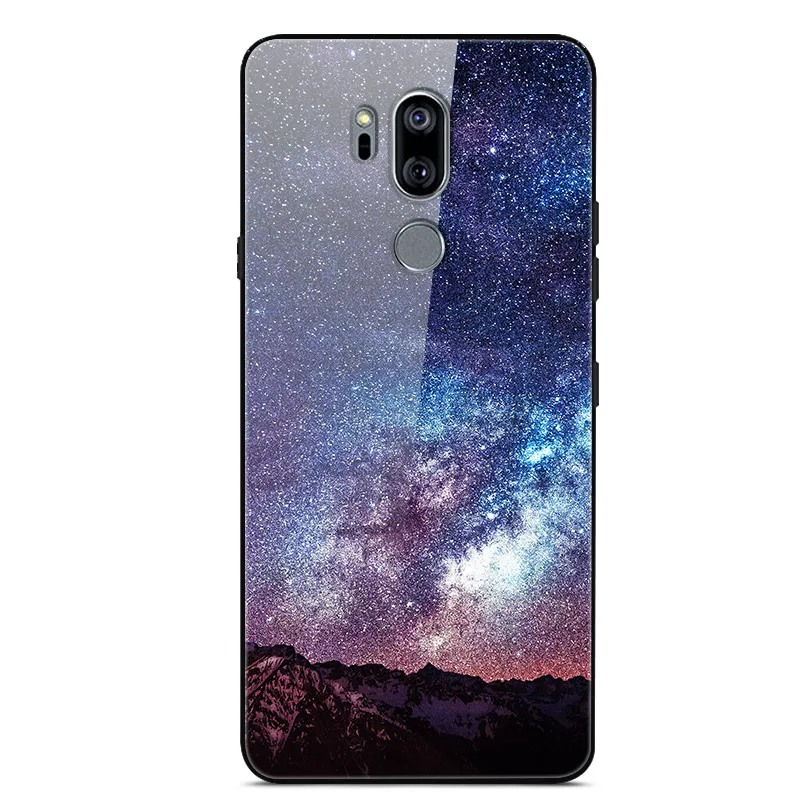 37 Для LG G7 ThinQ чехол закаленного стекла задняя твердая Крышка для Funda LG G7 ThinQ G710 чехол для телефона бампер для LG G7 ThinQ крышка G7+ 6,1" - Цвет: 37