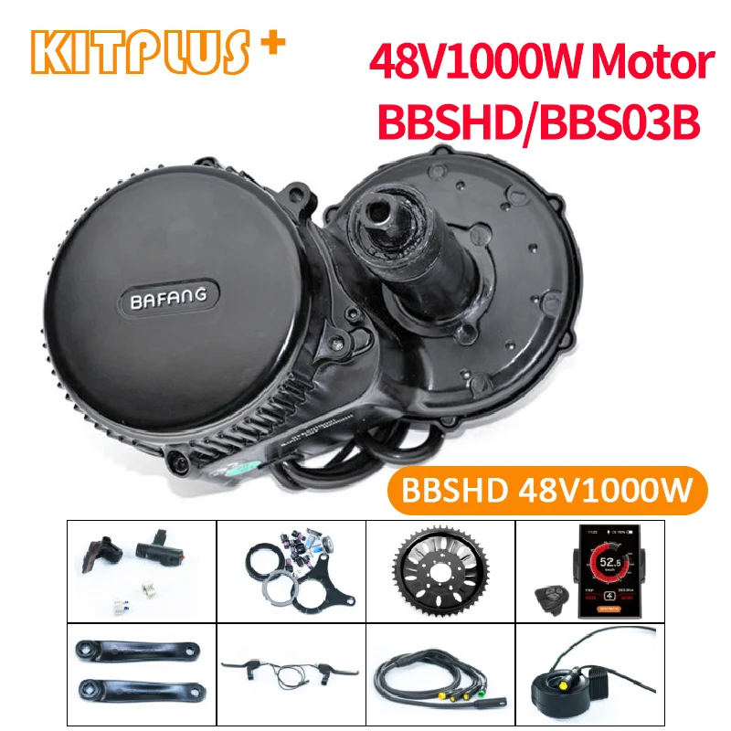 Мотор Bafang BBS03 48V1000W средний привод мотор DIY 8Fun комплект электрического велосипеда