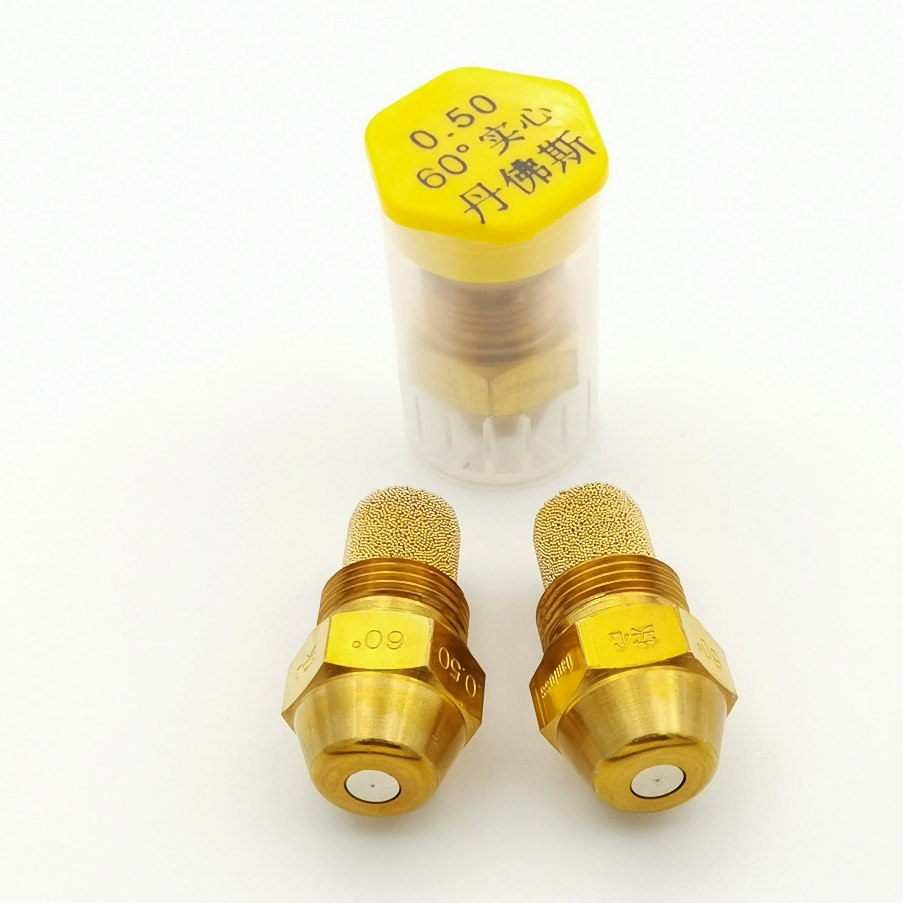 

10PCS Waste oil burner nozzle boiler combustion injection 60degree DANFOSS oil fuel head air core atomizing nozzle