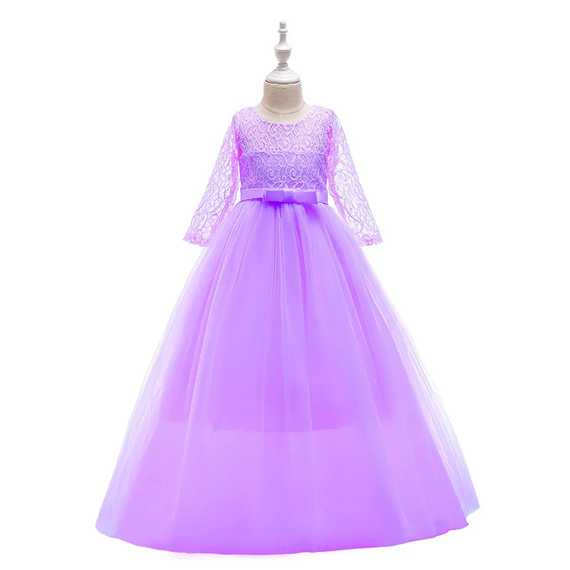 3-15Y Kids Dresses For Girls Elegant Lace Princess Dress Communion Prom Girl Gown Kids Girl Party Dress Toddler Clothes Vestidos