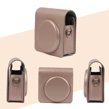 

Anti Scratch Accessories Solid Bag Instant Camera Protective Case With Shoulder Strap PU Leather For Fujifilm Instax Square SQ6
