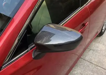 

Rearview mirror housing application only for 2003-2012 Mazda 3 refitting, carbon fiber rear-view mirror housing reflector cover