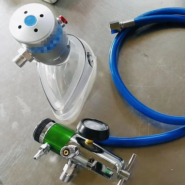 

Hospital use emergency demand valve for oxygen cylinder