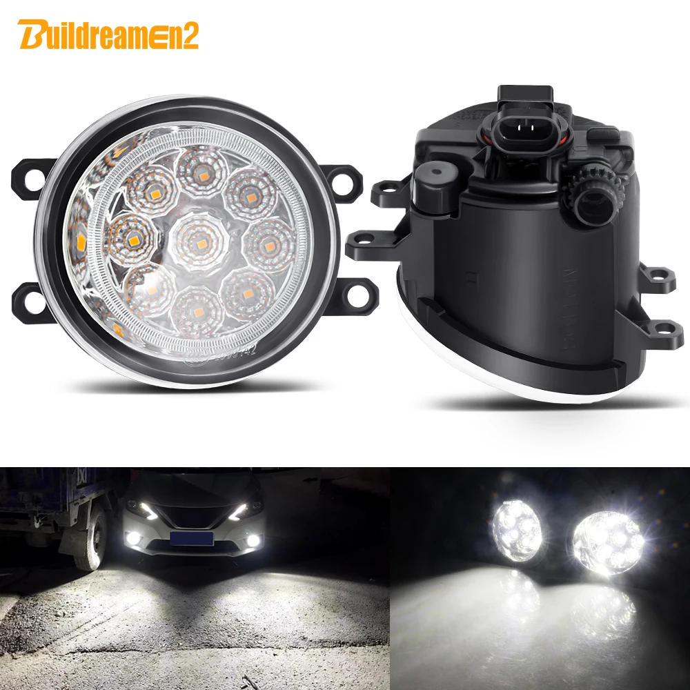 2 Pezzi Auto Led Fendinebbia Gruppo Luce Di Marcia Diurna Drl 12V Per Scion Tc Xa Pontiac Vibe Daihatsu Coo Materia Subaru Dex