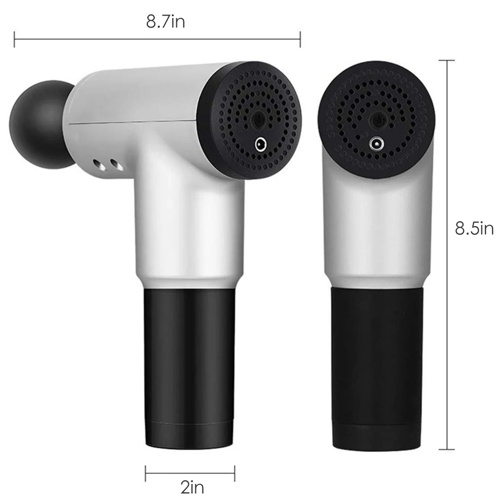 Full Body Massage Gun Handheld Wireless Massage Gun Sport Massage Machine Relax Rechargeable Muscle Massager Device